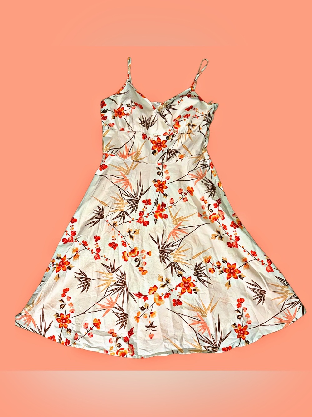 New York & Co Floral tea length dress 🌾